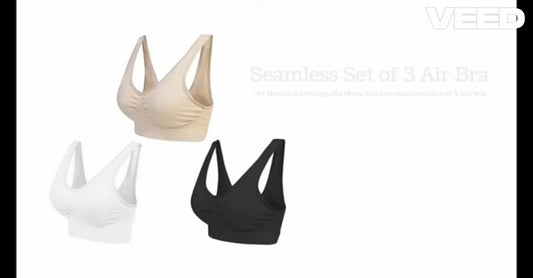 BreezaFit™ Trio Bra Set